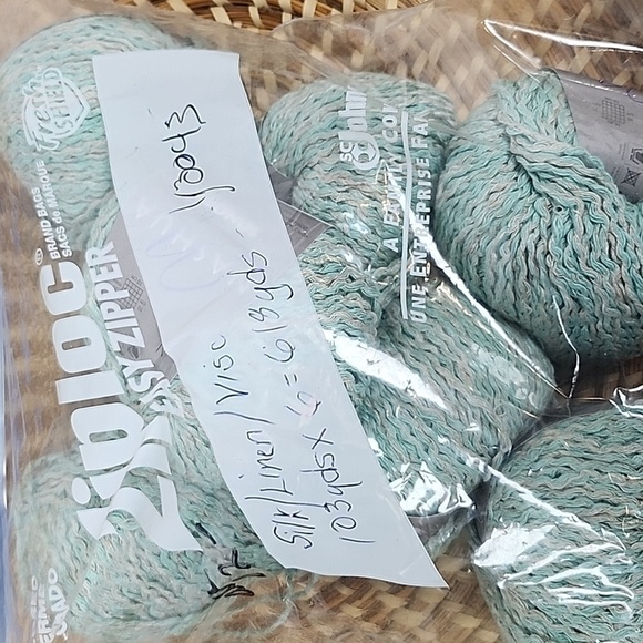 Nashua Handknits Sonora Seaform Green 721Yards 46% Silk Linen Blend Yarn - Picture 5 of 5